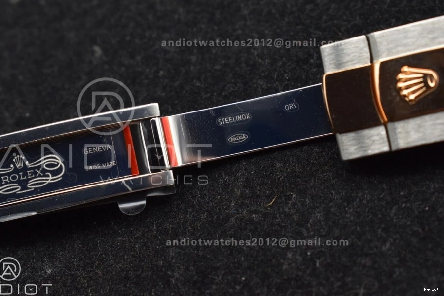 Roman 126333 DateJust 41 ARF Gray Best Dial SS 904L Weight) 1:1 RG Green SS Jubilee on Bracelet (Gain SH3235 Steel Edition RG 0501